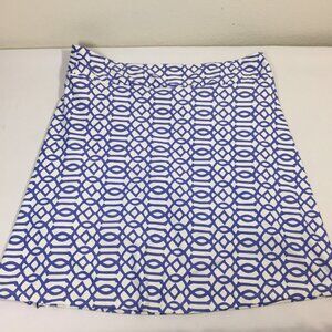 Lulu B Skort Skirt XL Geometric Sun Protection Clothing